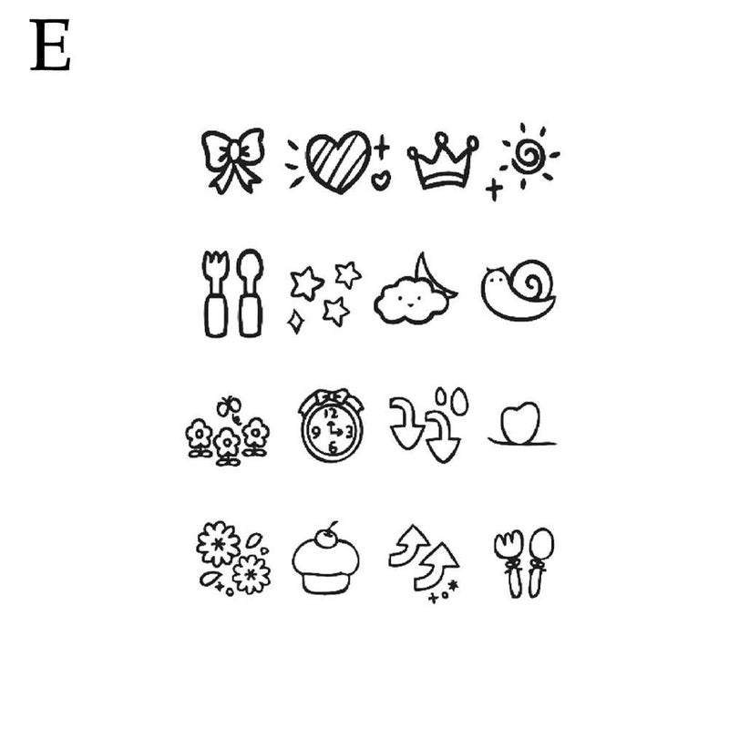 Herbal Juice Minimalist Temporary Tattoo Stickers, Cute Semi-Permanent Finger Tattoo Stickers, 1pc